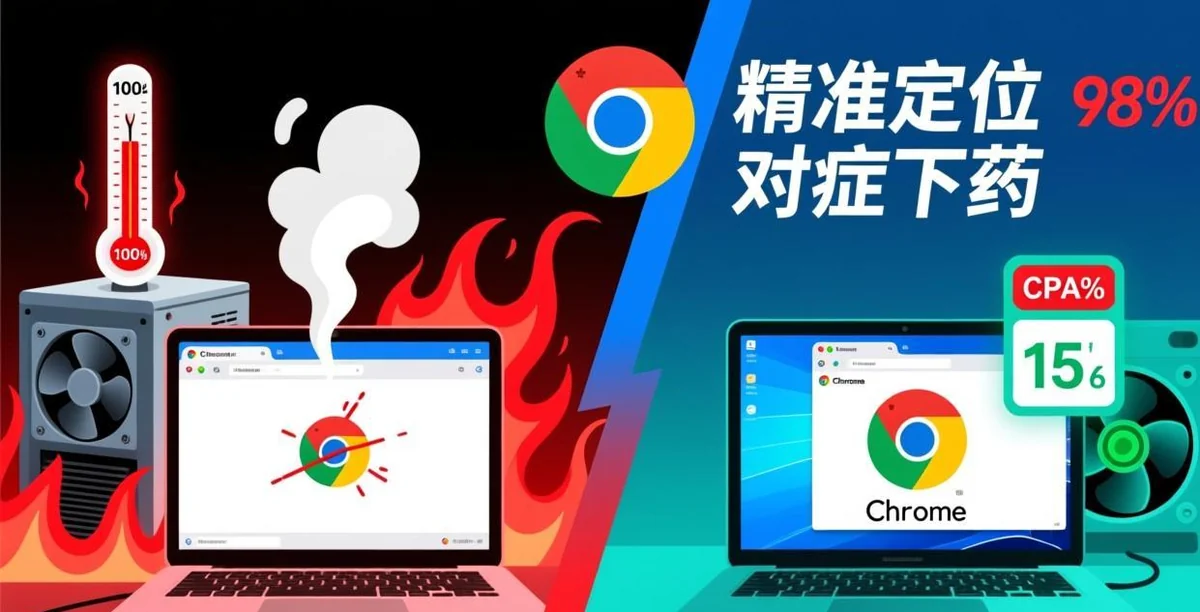 Chrome 占用CPU过高终于解决了：从100%降到15%的完整排查实录（2026）